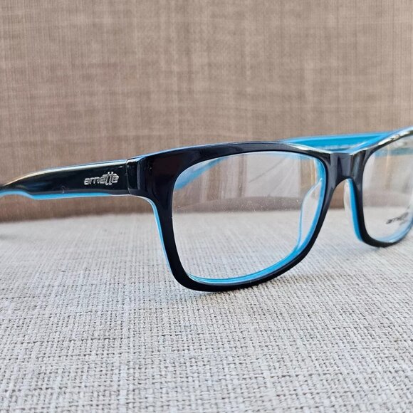 Arnette Optical Men Eyeglasses MOD7038 Black/Blue 51[]16 130 Glasses NEW - Picture 7 of 10